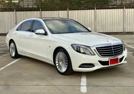 2016 Mercedes-Benz S-Class 3.0 S500e รถเก๋ง 4 ประตู ฟรีดาวน์ รถบ้าน ไมล์น้อย 