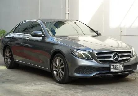 2018 Mercedes-Benz E-Class 2.0 E350e รถเก๋ง 4 ประตู ดาวน์ 0% รถสวย ไมล์แท้ 