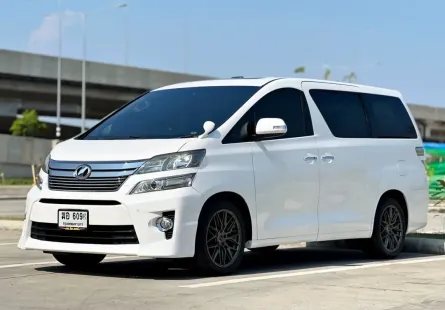 2012 Toyota VELLFIRE 2.4 รถตู้/MPV เจ้าของขายเอง รถสวย ไมล์น้อย 