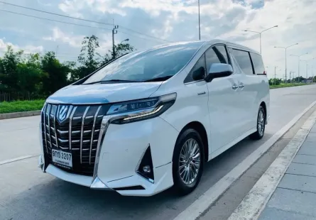 2018 Toyota ALPHARD 2.5 HYBRID E-Four รถตู้/MPV ออกรถง่าย รถบ้าน ไมล์แท้ ประวัติศูนย์ 