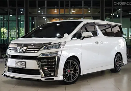 2018 Toyota VELLFIRE 2.5 รถตู้/MPV รถสวย ไมล์น้อย มือเดียว เจ้าของขายเอง 