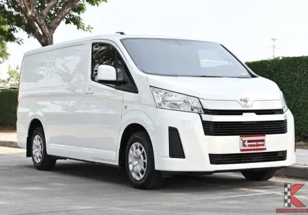 Toyota Hiace 2.8 ECO 2019 รถตู้เตี้ยบรรทุกโฉมหน้ายาวใช้งานน้อยไมล์เพียง 3 หมื่นกว่าโล