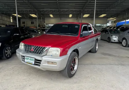 Mitsubishi Strada Cab 2.8D ปี 2003 สีแดงเทา