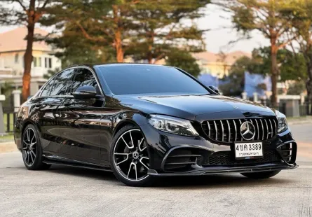 2019 Mercedes-Benz C-Class 2.0 C220d รถเก๋ง 4 ประตู รถสภาพดี มีประกัน ไมล์แท้ มือเดียว ป้ายแดง 