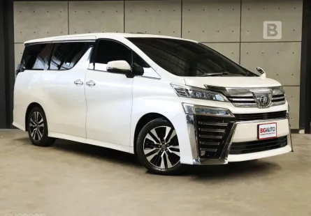 2019 Toyota Vellfire 2.5 Z G EDITION Van AT Model MINORCHANGE สุดท้ายของโฉมAH30 ไมล์แท้ 7หมื่น B5352