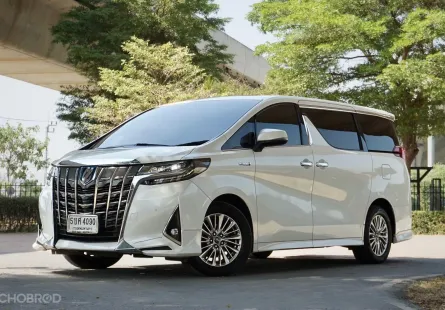 2018 Toyota ALPHARD 2.5 HYBRID E-Four รถตู้/MPV ออกรถง่าย