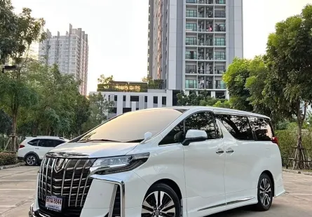 2020 Toyota ALPHARD 2.5 รถตู้/MPV รถบ้านแท้ ไมล์น้อย เจ้าของมือเดียว ขายเอง 