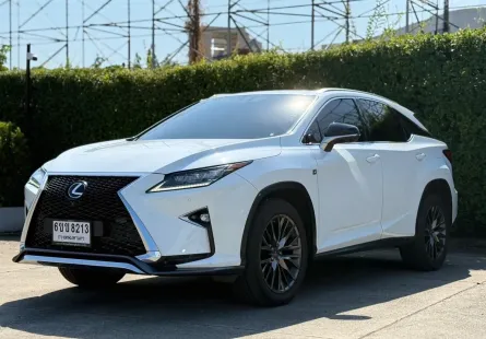 2016 Lexus RX200t 2.0 F-SPORT 4WD SUV รถบ้านมือเดียว ไมล์น้อย 