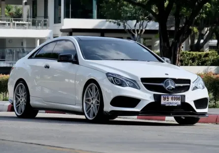 2014 Mercedes-Benz E-Class 2.0 E200 CGI รถเก๋ง 2 ประตู ผ่อนได้ รถสวย ไมล์น้อย 