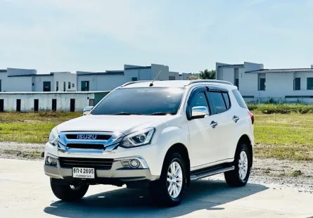 2017 Isuzu MU-X 1.9 SUV รถสภาพดี มีประกัน ไมล์แท้ มือเดียวป้ายแดง 