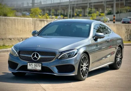 2018 Mercedes-Benz C-Class 2.0 C250 Coupe รถเก๋ง 2 ประตู รถบ้านแท้ ไมล์น้อย มือเดียวป้ายแดง 