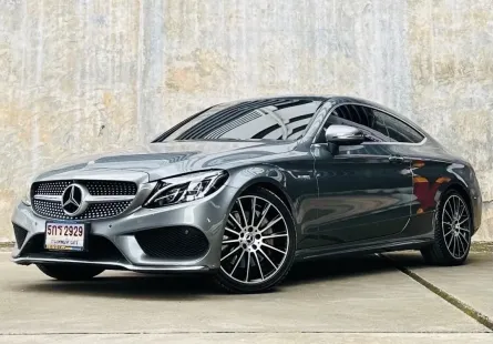 2018 Mercedes-Benz C-Class 2.0 C250 Coupe รถเก๋ง 2 ประตู ฟรีดาวน์ รถสวย ไมล์แท้ 