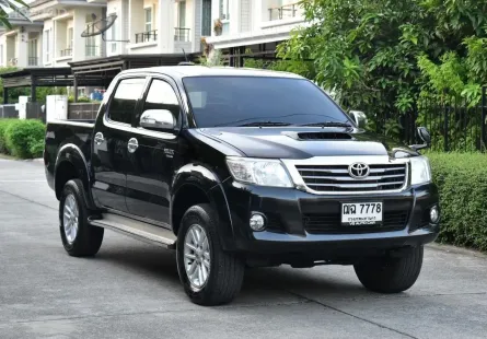 Toyota Hilux Vigo  Champ 2.5E Prerunner 4ประตู  ปี 2012 : สีดำ : ออโต้ : ดีเซล 