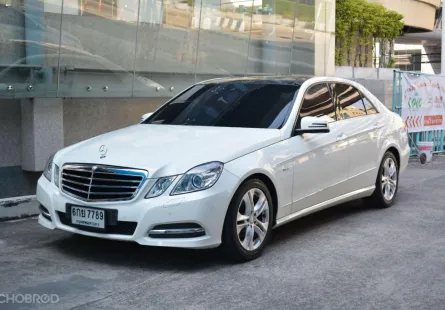 2012 MERCEDES BENZ E200 CGI ไมล์ 81,632 KM เจ้าของเดียว ไม่เคยถอดน็อต ไม่เคยชนหนัก พลิ้กคว่ำ น้ำท่วม