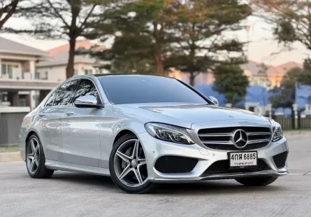 2016 Mercedes-Benz C-Class 2.0 C300 รถเก๋ง 4 ประตู ฟรีดาวน์ รถบ้านมือเดียว ไมล์น้อย 