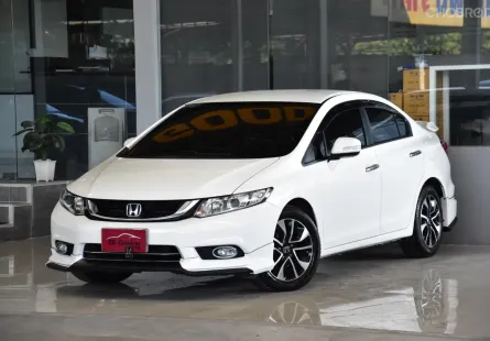 Honda CIVIC 1.8 E ปี 2015 รถบ้านมือเดียว ไมล์แท้ 6*,*** โล เข้าศูนย์ตลอด สวยเดิมทั้งคัน ฟรีดาวน์