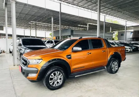 FORD RANGER 3.2 WILDTRAK 4WD 2017 รถสวย มือแรกออกห้าง ไมล์น้อย TOP สุด พร้อมใช้ รับประกันตัวถังสวย