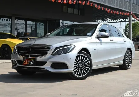 Benz C350e 2.0 W205 Exclusive 2018 รถบ้านมือเดียวไมล์เพียง 1 หมื่นกว่าโลเช็คศูนย์ตลอด