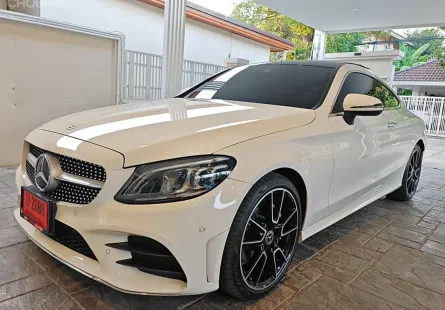 2019 Mercedes-Benz C-Class 1.5 C200 Coupe รถเก๋ง 2 ประตู รถสวย ไมล์แท้ Service ทุกระยะ 