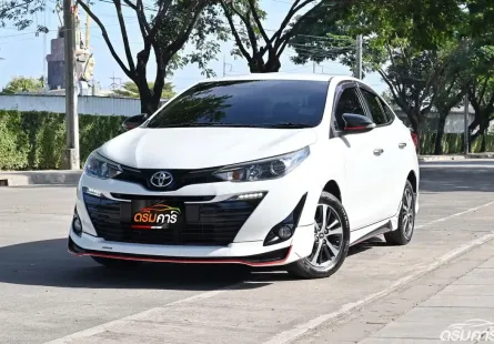 Toyota Yaris Ativ 1.2 S+ รถอีโค่สุดประหยัด ชุดแต่งศูนย์รอบคัน ตัวท๊อปไมล์น้อย รถมือเดียวออกศูนย์