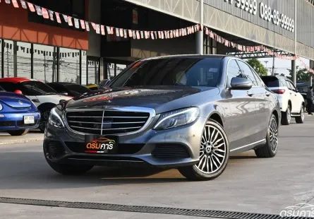 Benz C350e 2.0 W205 Exclusive 2018 รถมือเดียวใช้งานน้อยไมล์เพียง 4 หมื่นกว่าโล ตัว Plug-in Hybrid 