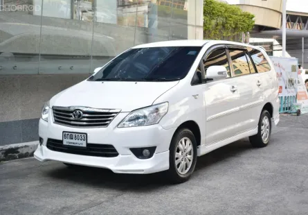 2013 TOYOTA INNOVA 2.0G เจ้าของเดียว รถไม่เคยชนหนัก พลิกคว่ำ น้ำท่วม