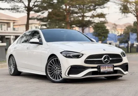 2023 Mercedes-Benz C-Class 2.0 C220d รถเก๋ง 4 ประตู รถบ้านมือเดียว ไมล์น้อย เจ้าของขายเอง 