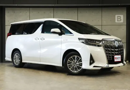 2018 Toyota Alphard 2.5 HV 4WD Van AT TOP ชุดแต่งแท้จากโรงงานรอบคัน (Full Option) ไมล์แท้ B596