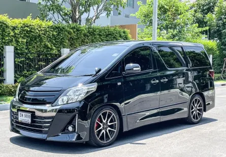 2013 Toyota ALPHARD 2.4 รถตู้/MPV รถบ้านแท้ ไมล์น้อย รถแต่งสวย พร้อมใช้งาน 