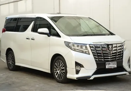 2016 Toyota ALPHARD 3.5 รถตู้/MPV ออกรถง่าย รถบ้านมือเดียว ไมล์น้อย ประวัติศูนย์ 