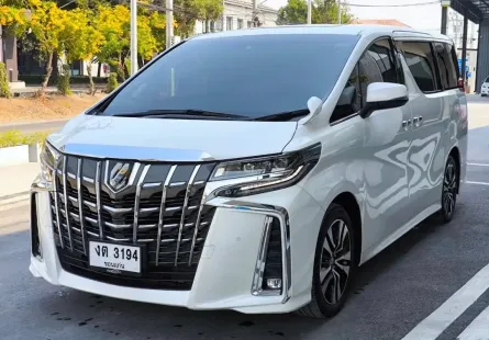 2022 Toyota ALPHARD 2.5 รถตู้/MPV รถสภาพดี มีประกัน ไมล์แท้ มือเดียว ป้ายแดง 