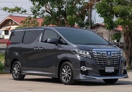 2018 Toyota ALPHARD 2.5 HYBRID E-Four รถตู้/MPV ออกรถ 0 บาท