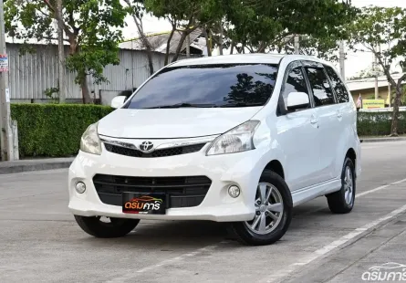 Toyota Avanza 1.5 S 2013 รถครอบครัวใช้งานมือเดียวเช็คศูนย์ตลอด เครดิตดีฟรีดาวน์ได้