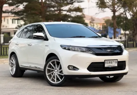 2015 Toyota HARRIER 2.5 Hybrid รถ SUV รถบ้านมือเดียว ไมล์แท้ 