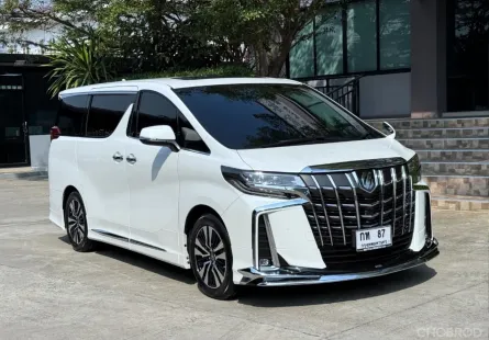 2023 TOYOTA ALPHARD SC รถมือเดียว ปี 2023 แท้ รถเข้าเช็คระยะศูนย์ TOYOTA ตลอด รถไม่เคยมีอุบัติเหตุ