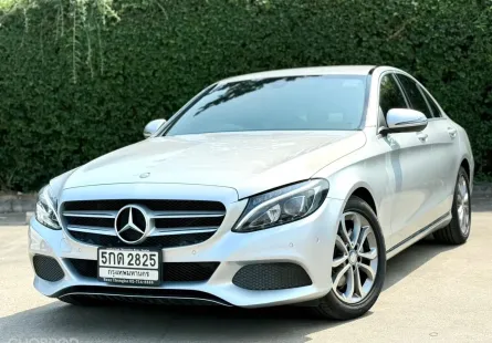 2016 Mercedes-Benz C-Class 2.0 C200 รถเก๋ง 4 ประตู ไมล์น้อย รถบ้านมือเดียว ประวัติศูนย์ 