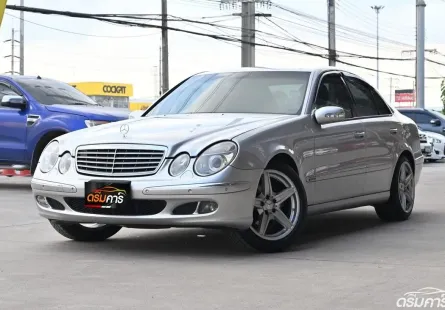 Benz E200 1.8 W211 Elegance 2007 รถบ้านมือเดียวเจ้าของเดิมดูแลดี รถเทิร์นหน้าโชว์รูม