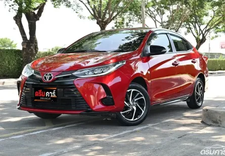 Toyota Yaris Ativ 1.2 Sport 2021 รถบ้านมือเดียวใช้งานน้อยไมล์เพียง 5 หมื่นกว่าโล ชุดแต่งศูนย์