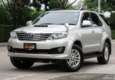 Toyota Fortuner 3.0 V 2013 รถบ้านมือเดียวใช้งานน้อย เจ้าของดูแลดี ชุดแต่งรอบคัน ฟรีดาวน์ได้