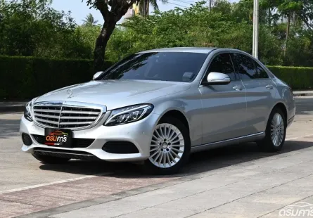 Benz C300 2.1 W205 Blue TEC HYBRID Exclusive 2015 รถบ้านมือเดียวใช้งานน้อยไมล์เพียง 4 หมื่นโล