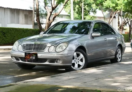 Benz E200 Kompressor 1.8 W211 Elegance 2006 รถบ้านมือเดียวออกศูนย์เบนซ์ธนบุรี