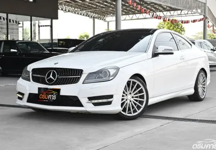 Benz C180 AMG 1.6 W204 Coupe 2014 รถบ้านมือเดียวออกศูนย์ชุดแต่งจากศูนย์ ใช้งานน้อย