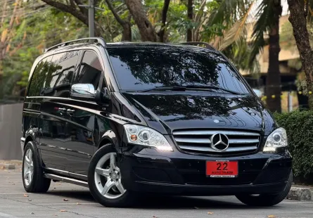 Mercedes-Benz v-Class 2.1 Viano รถตู้ช่วงสั้น มือเดียว ไมล์9หมื่นโลแท้ ช่วงล่างถุงลม สภาพสวย  