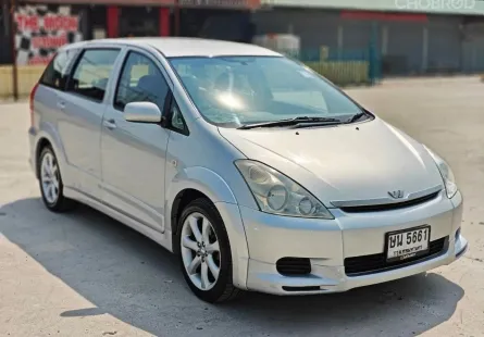 TOYOTA WISH2.0S ปี2004 รถครอบครัว7ที่นั่งยอดนิยม ราคาเบาๆ