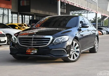 Benz E350e 2.0 W213 Exclusive 2017 ใช้งานน้อยไมล์เพียง 7 หมื่นกว่าโล ตัวปลั้กอินไฮบริดสุดประหยัด