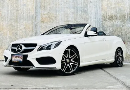 2016 Mercedes-Benz E-Class 2.0 E250 CGI Cabriolet ผ่อนได้ รถบ้าน ไมล์แท้ เจ้าของขายเอง 