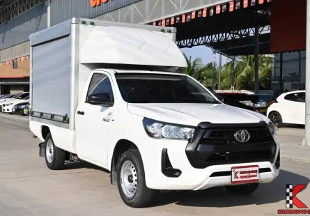 Toyota Hilux Revo 2.4 SINGLE Entry 2022 กระบะตู้ทึบเปิดได้ 3 ด้านประตูบานม้วนทำจากแครรี่บอย