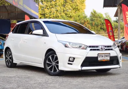 Toyota Yaris 1.5 TRD Sportivo ปี 2015 มือเดียว ชุดแต่งTRDแท้ ไม่เคยเฉี่ยวชน ฟรีดาวน์ 