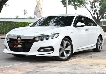 Honda Accord 2.0 Hybrid TECH 2020 รถบ้านมือเดียวเจ้าของเดิมดูแลดี แบตไฮบริดยังเหลือวารันตี