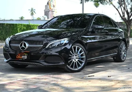 Benz C350e 2.0 W205 AMG Dynamic 2018 รถมือเดียวใช้งานน้อยไมล์เพียง 9 หมื่นกว่าโลชุดแต่งศูนย์รอบคัน